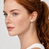image:imageEVEVIC Austrian Crystal Flower Clip on Earrings for Women Trendy 14K Gold Plated Hypoallergenic Non Pierced Jewelry GiftLight Topaz