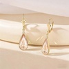 image:imageEVEVIC Teardrop Austrian Crystal Leverback Dangle Drop Earrings for Women  14K Gold PlatedClassic Teardrop EleganceLeverback for Easy Secure WearGift Box Included Brighten Up Daily and Party LooksLight Topaz