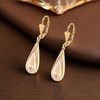 image:imageEVEVIC Teardrop Austrian Crystal Leverback Dangle Drop Earrings for Women  14K Gold PlatedClassic Teardrop EleganceLeverback for Easy Secure WearGift Box Included Brighten Up Daily and Party LooksLight Topaz