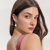 image:imageCute Butterfly Austrian Crystal Teardrop Dangle Earrings for Women Trendy Drop Earring 14K Gold Plated Hypoallergenic JewelryAurora Borealis