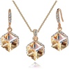 Light Topaz /Rose Gold-tone