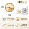 image:imageEVEVIC Round Austrian Crystal Clip On Earrings for WomenChampagne